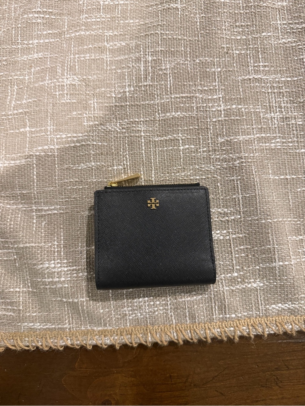 Tory Burch Black Emerson Mini Wallet